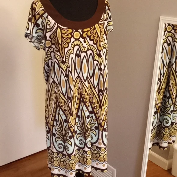 Scarlett, size 14 colorful dress - Picture 1 of 3